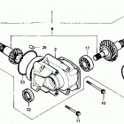 TRX350 Side gear case