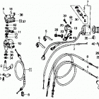 TRX350 Рулевые переключатели и троса