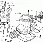 TRX250R Головка цилиндра