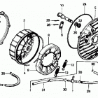 TRX350 Задний тормоз