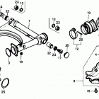 TRX350 Front swingarm