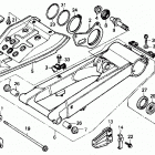 TRX250R Swingarm 88,89