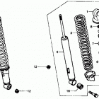 TRX350 Задний амортизатор