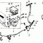 TRX350 Главный тормозной цилиндр - передний
