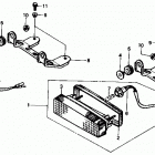TRX350 Фонарь задний