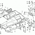 TRX350D 350d front fender 87-89