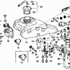 TRX250R Топливный бак
