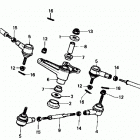 TRX350 Рулевые тяги