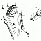 TRX350 Цепь ГРМ