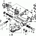 TRX350 Rear swingarm