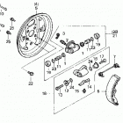 TRX200SX Передний тормоз