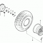 TRX200SX Переднее колесо