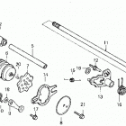 TRX200SX Вилка переключения передач