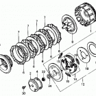 TRX200SX Сцепление