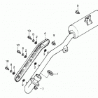 TRX125 Глушитель