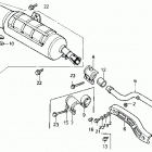 TRX200SX Глушитель
