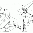 TRX125 Топливный бак