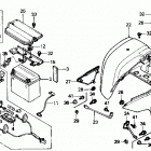 TRX300 Rear fender 88