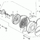 TRX200SX Ручной стартер