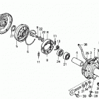 TRX125 Rear brake drum