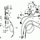 ATC250SX Switch @ handle lever @ cable