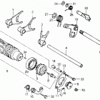 ATC250ES Вилка переключения передач