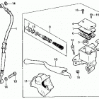 ATC200X Главный тормозной цилиндр - передний
