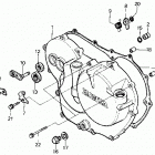 ATC200X Крышка картера правая