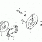 TRX70 Rear brake drum