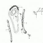 ATC125M Цепь ГРМ и натяжитель