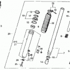 ATC200X Передняя вилка