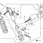 ATC200X Задний амортизатор