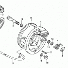 ATC250ES Rear brake panel 85