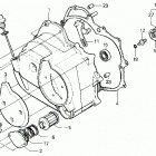ATC125M Крышка картера правая