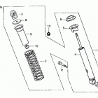 ATC250ES Задний амортизатор