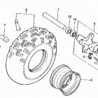 ATC200X Переднее колесо