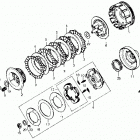 ATC250ES Сцепление