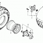 ATC250SX Rear wheel 86,87