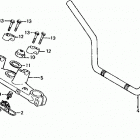 ATC350X Руль и панель переднего номера