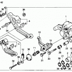 ATC250R Задний суппорт тормозной