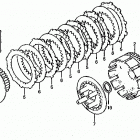 ATC350X Сцепление