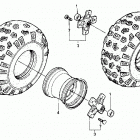 ATC250R Заднее колесо