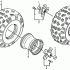 ATC350X Заднее колесо