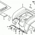ATC350X Seat @ rear fender