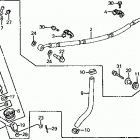 ATC350X Rear brake master cyl.