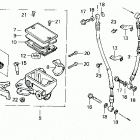 TRX250 Главный тормозной цилиндр - передний