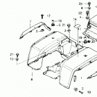 TRX250 Заднее крыло