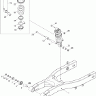 Spyder GS 990 08- suspension, rear