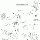 Spyder GS 990 06- hydraulic brake, rear