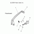 V10CB26/PB26 KINGPIN ALL OPTIONS Brakes, brake pedal and rear master cylinder - v10cb26 /...